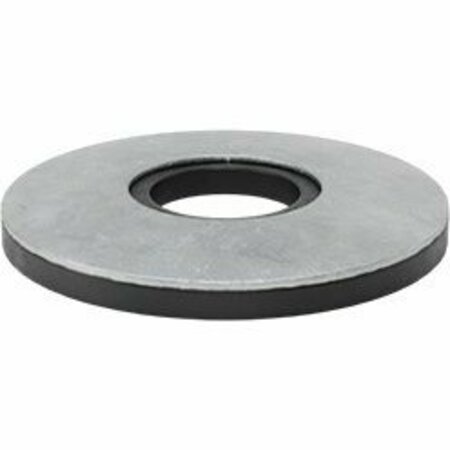 BSC PREFERRED Hot-Dipped Galvanized Steel with Neoprene Sealing Washer for 3/8 Screw Size 0.434 ID 1 OD, 50PK 94708A516